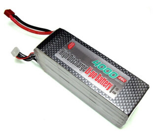 LiPo battery 22.2V 4000mAh 25C